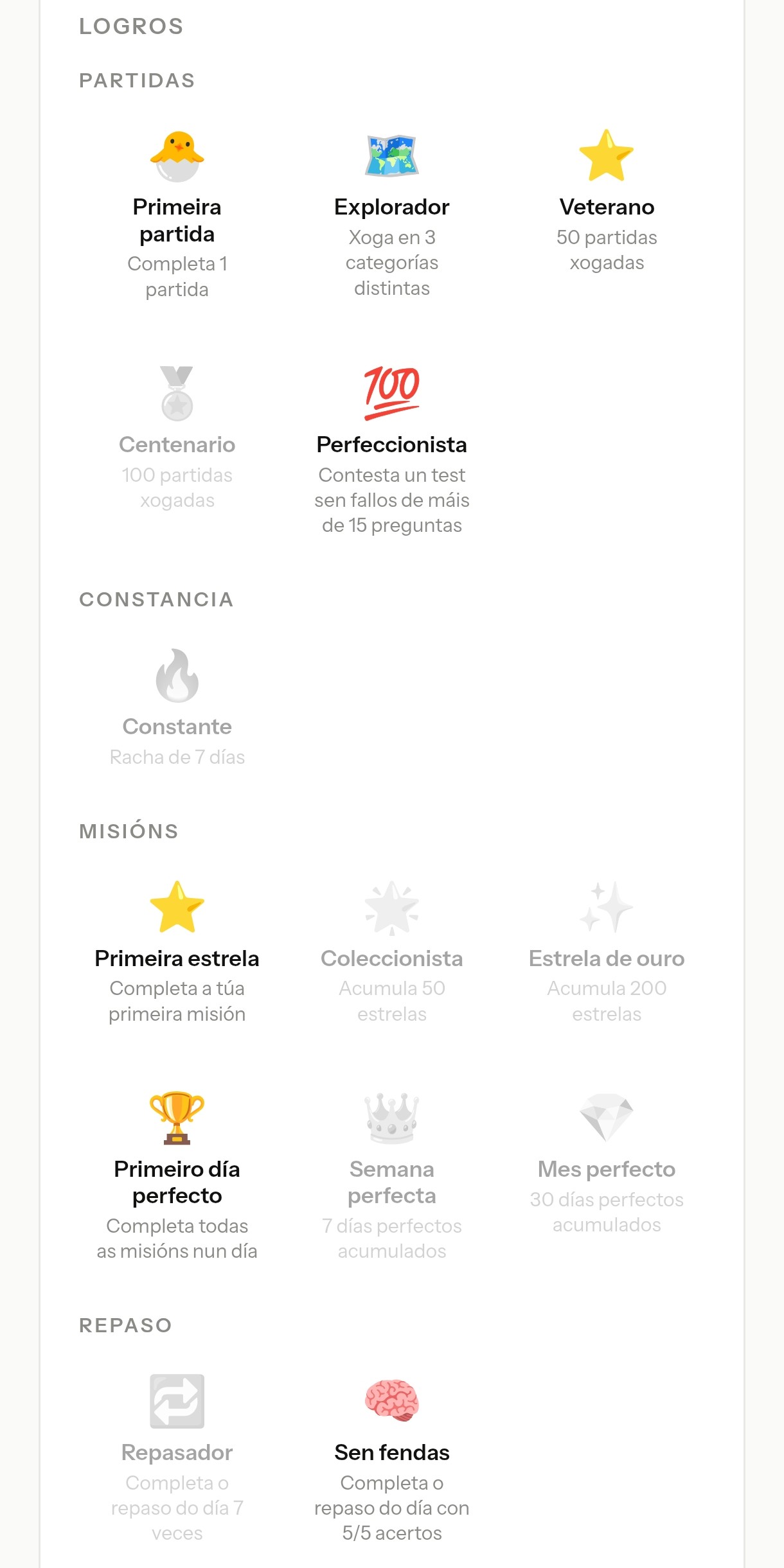 Logros